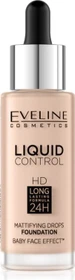 Eveline Cosmetics Liquid Control HD 24H Foundation 002 soft porcelain, 32ml