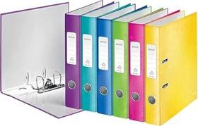 Leitz Qualitäts Ordner 2-Ring 180° WOW, 50mm, A4, farbig sortiert, 10er-Pack