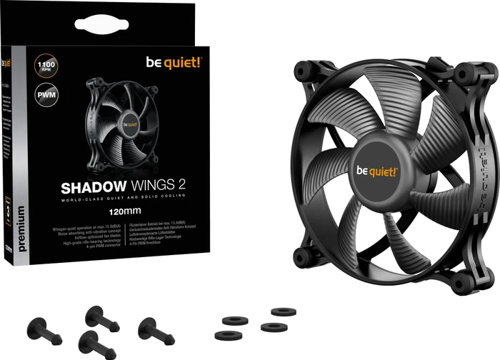 be quiet! Shadow Wings 2 PWM, 120mm