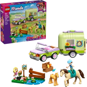 LEGO Friends - Pferd und Fohlen mit Pferdeanhänger