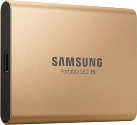 Samsung Portable SSD T5, gold, 1TB, USB-C 3.1
