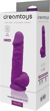 Dream Toys Real Love Dildo with Balls 21.5cm