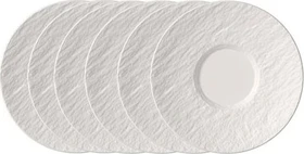 Villeroy & Boch Manufacture Espresso Untertasse weiß, 6 Stück
