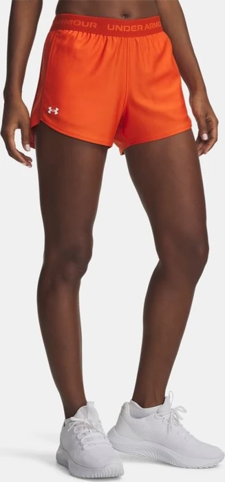 Under Armour Tech Play Up Hose kurz orange base/surplus orange/white (Damen)