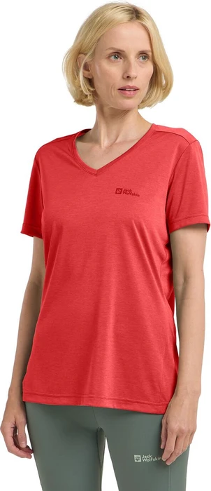 Jack Wolfskin Crosstrail Funktionsshirt kurzarm vibrant red (Damen)