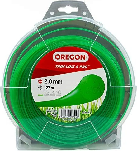 Oregon Trimmerfaden für Rasentrimmer grün, 2mm/127m