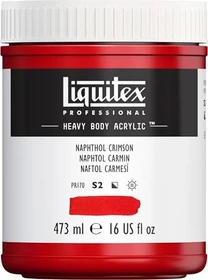 Liquitex Professional Heavy Body Acrylic naphthol crimson, 473ml