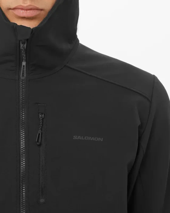 Salomon Outpeak Hooded Funktionsjacke deep black (Herren)