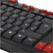 Deltaco Gaming Keyboard, schwarz/rot, USB, UK Vorschaubild