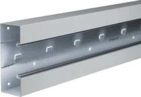 Hager Brüstungskanal-Unterteil frontrastend Stahl BRS 70x170mm Oberteil 80mm verzinkt