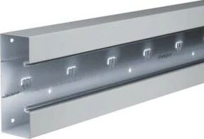 Hager Brüstungskanal-Unterteil frontrastend Stahl BRS 70x170mm Oberteil 80mm verzinkt