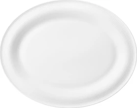 Seltmann Weiden Beat Servierplatte oval 28x35.3cm weiß