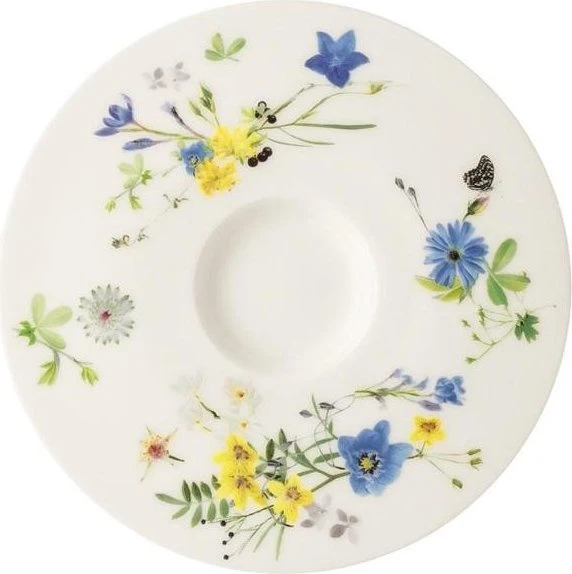 Rosenthal Brillance Bone China Fleurs des Alpes Espresso-Untertasse