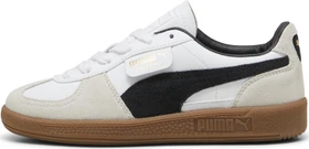 Puma Palermo Leather puma white/vapor gray/gum (Junior)
