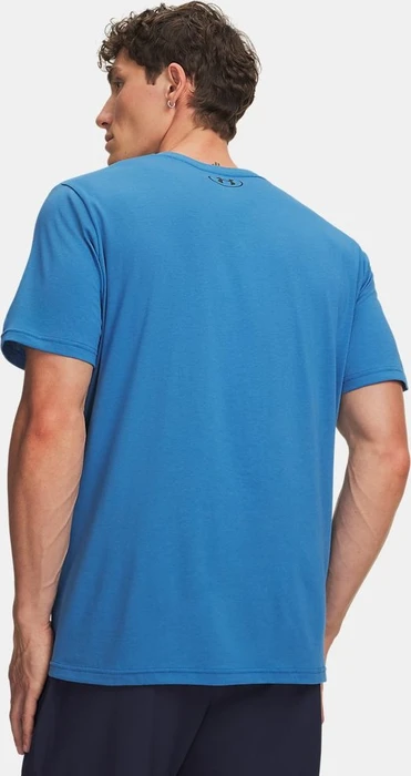 Under Armour Sportstyle Left Chest Funktionsshirt kurzarm aegean blue/black (Herren)