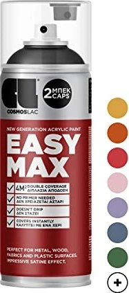 Cosmos Lac Easy Max Acryllack-Spray RAL 9005 black, 400ml
