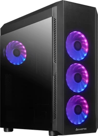 Chieftec Gamer GL-04B Scorpion 4 RGB, schwarz, Glasfenster (GL-04B-OP)