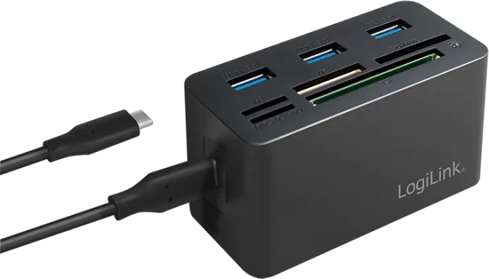 LogiLink 8-Port Mini-Dockingstation, USB-C 3.0 [Buchse]