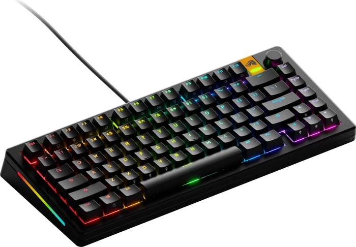 Glorious GMMK 3 HE 75% Pre-built Gaming Keyboard, schwarz, LEDs RGB, Glorious Fox HE, USB, DE