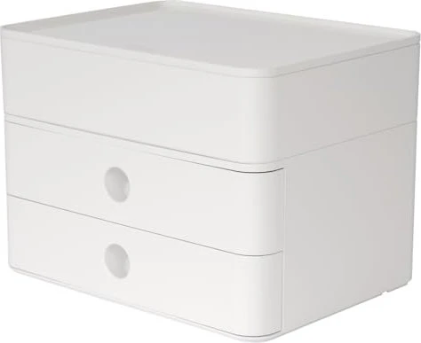 HAN Allison Smartbox Plus Schubladenbox, 3 Schubladen, A5, snow white