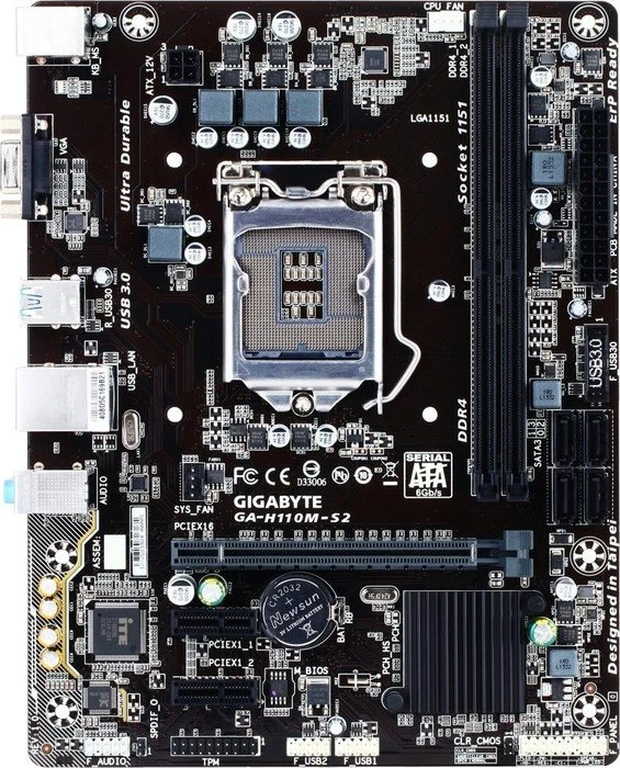 GIGABYTE GA-H110M-S2 (Intel 1151)