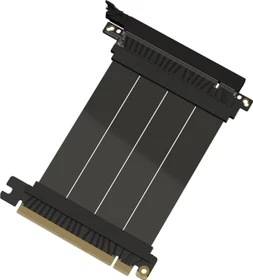 LinkUP AVA5 Riser Kabel, gerade, PCIe 5.0, 100mm, schwarz