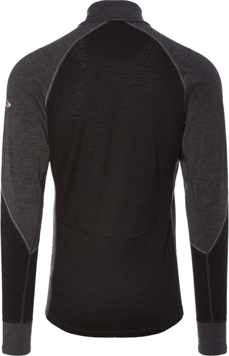 Icebreaker BodyfitZONE Winter Zone Half Zip Funktionsshirt langarm schwarz (Herren)