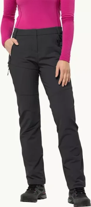 Jack Wolfskin Glastal Winter Hose lang schwarz (Damen)