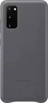 Samsung Leather Cover für Galaxy S20 grau