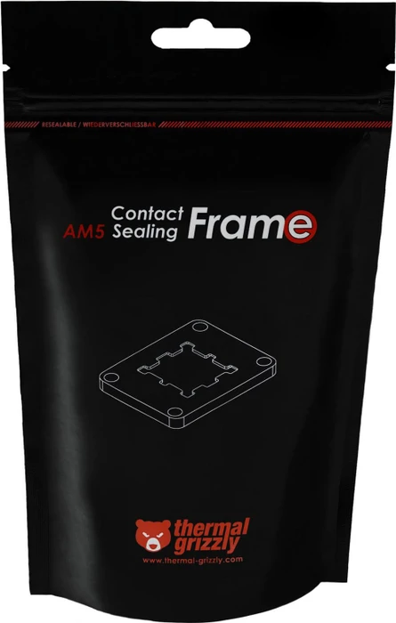 Thermal Grizzly AM5 Contact Sealing Frame, Kontaktrahmen, schwarz