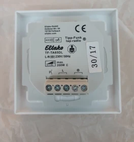 Eltako TF-TA65DL Tipp-Funk Funk-Taster-Aktor Dimmschalter 65, ohne N-Anschluss, Dimmaktor