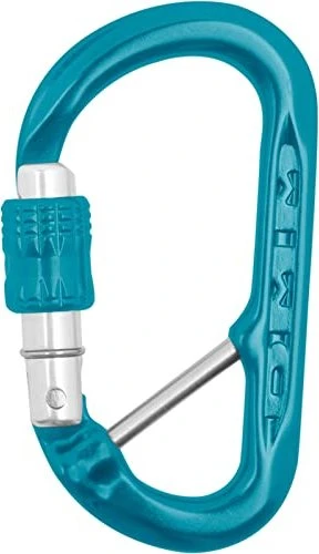 DMM XSRE Lock Captive Bar Materialkarabiner türkis/titan