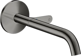 Hansgrohe Axor One Waschbeckenarmatur für Wandmontage Select mit Auslauf 220mm polished black chrome