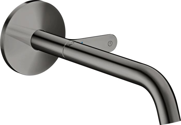Hansgrohe Axor One Waschbeckenarmatur für Wandmontage Select mit Auslauf 220mm polished black chrome
