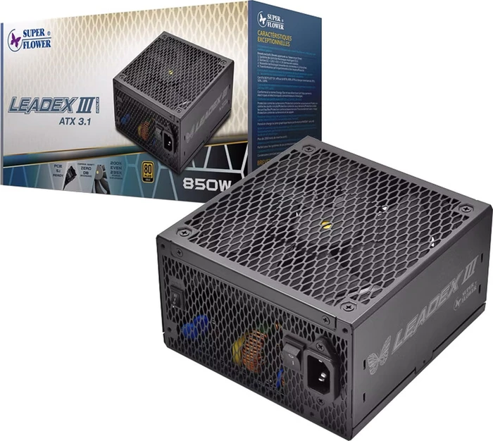 Super Flower LEADEX III GE GOLD UP 850W, ATX 3.1