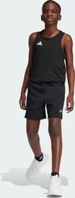 adidas Woven Running Laufhose kurz black/reflective silver (Junior)