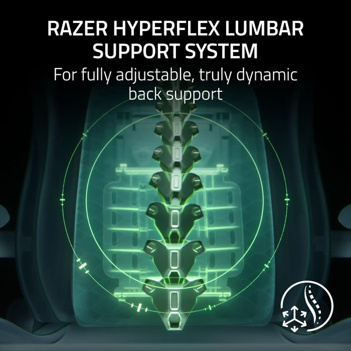 Razer Iskur V2 NewGen Gamingstuhl, schwarz