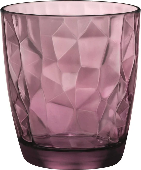 Bormioli Rocco Diamond Acqua Glas rock purple, 6 Stück