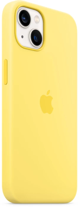 Apple Silikon Case mit MagSafe für iPhone 13 Zitronenschale