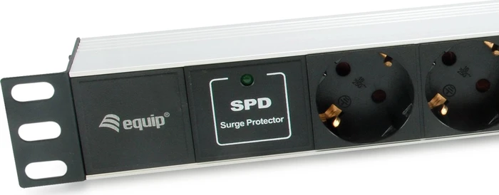Equip 19" PDU Aluminium Steckdosenleiste, 1HE, 7-fach, 250V, 1.8m