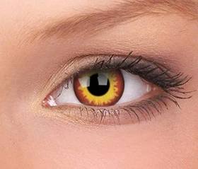 Colourvue CrazyLens Farblinse Wildfire, +0.00 Dioptrien, 2 Stück