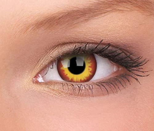 Colourvue CrazyLens Farblinse Wildfire, +0.00 Dioptrien, 2 Stück
