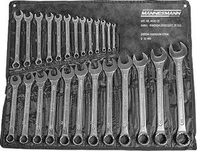 Mannesmann M130-25 Schraubenschlüsselsatz, 25-tlg.