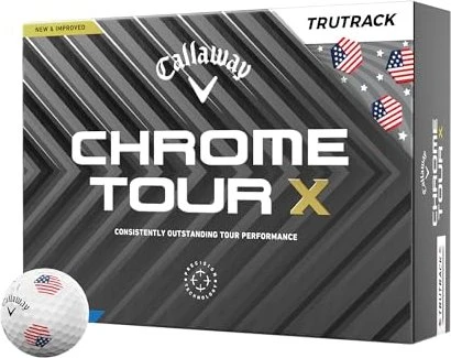 Callaway Chrome Tour X TruTrack Golfbälle, 12 Stück