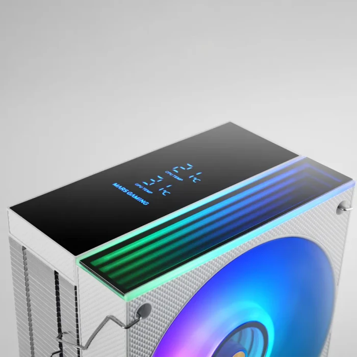 Mars Gaming MCPU-LCD, weiß