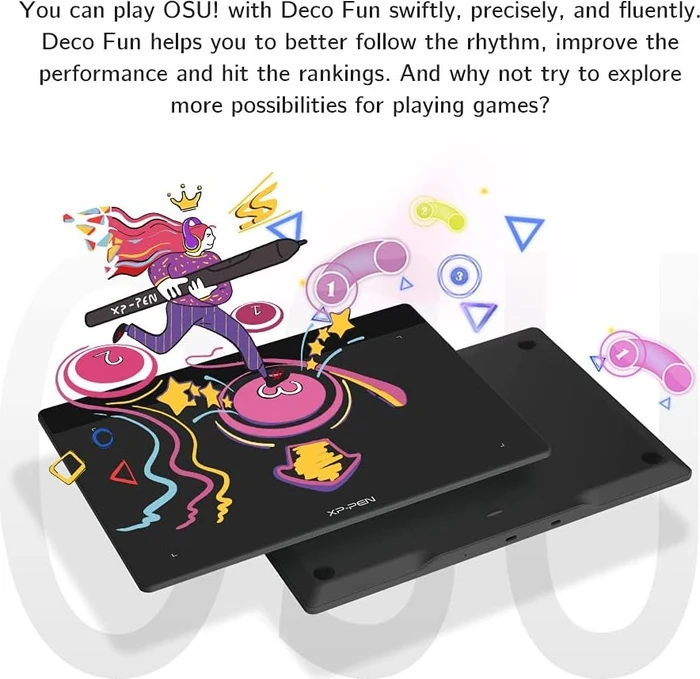 XP-Pen Deco Fun S, Classic Black