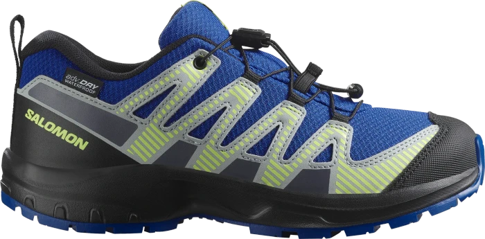 Salomon XA Pro V8 Waterproof bluing/acid lime/black (Junior)