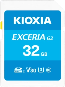 KIOXIA EXCERIA G2 R100/W50 32GB, UHS-I U3, Class 10