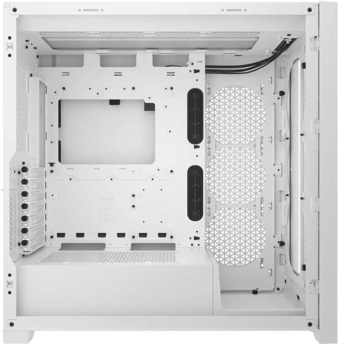 Corsair 5000D Core Airflow, weiß, Glasfenster