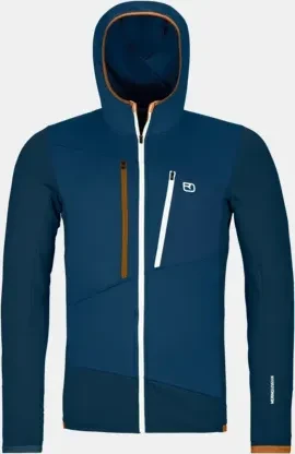 Ortovox Fleece Grid Hoody Funktionsjacke deep ocean (Herren)